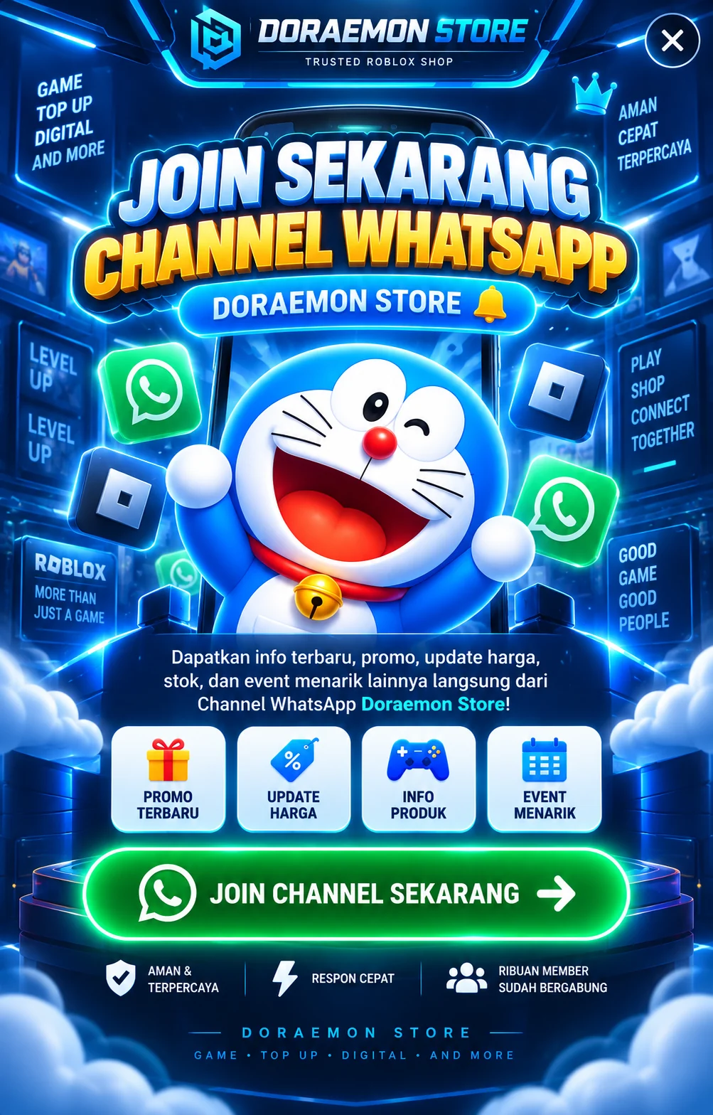 Doraemon Store WhatsApp Channel